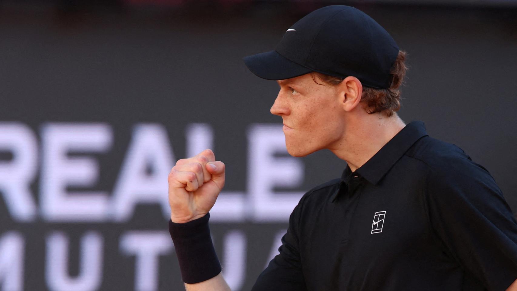Jannik Sinner, durante el Masters 1.000 de Roma.