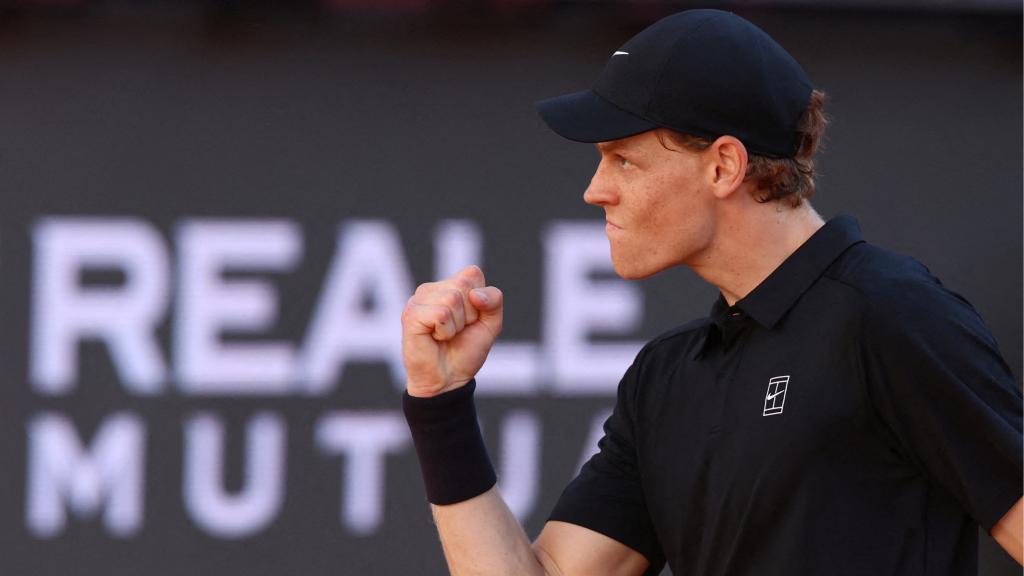 Jannik Sinner, durante el Masters 1.000 de Roma.