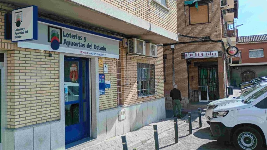 Administración de Loterías número 1, situada en la Plaza Veracruz de Mocejón (Toledo).