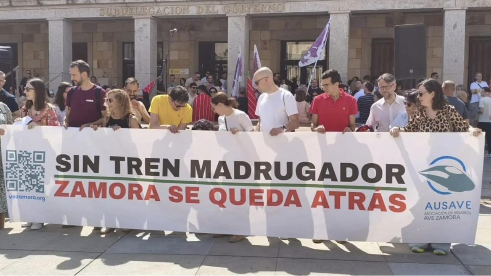 Manifestación convocada por Ausave este domingo en Zamora