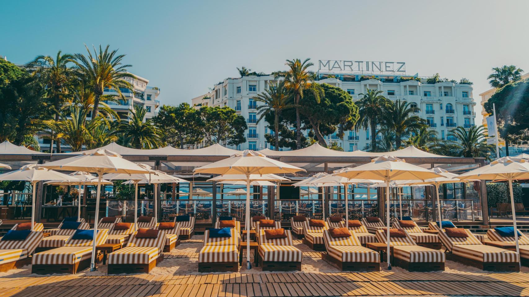 La playa del Martinez. 