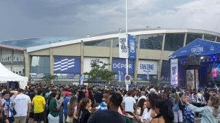 Celebración en la Fan Zone 