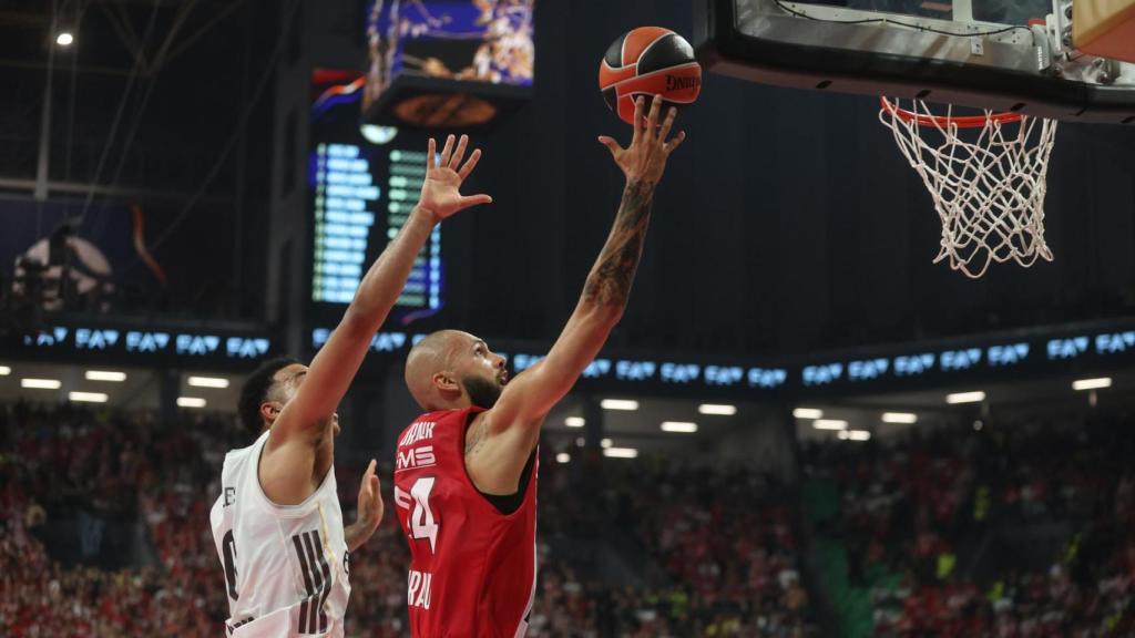 Fournier, durante la final de la Euroliga contra el Real Madrid.