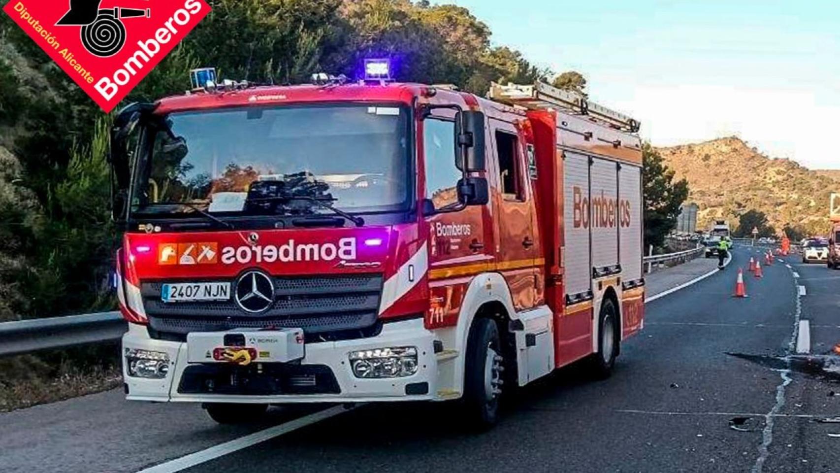 Un camión de bomberos, en imagen de archivo.