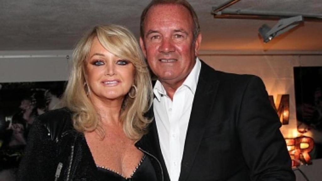 Bonnie Tyler y su marido, Robert Sullivan.