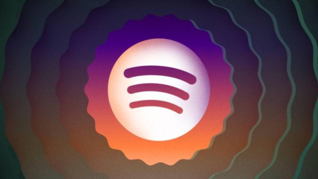El logo de Spotify.