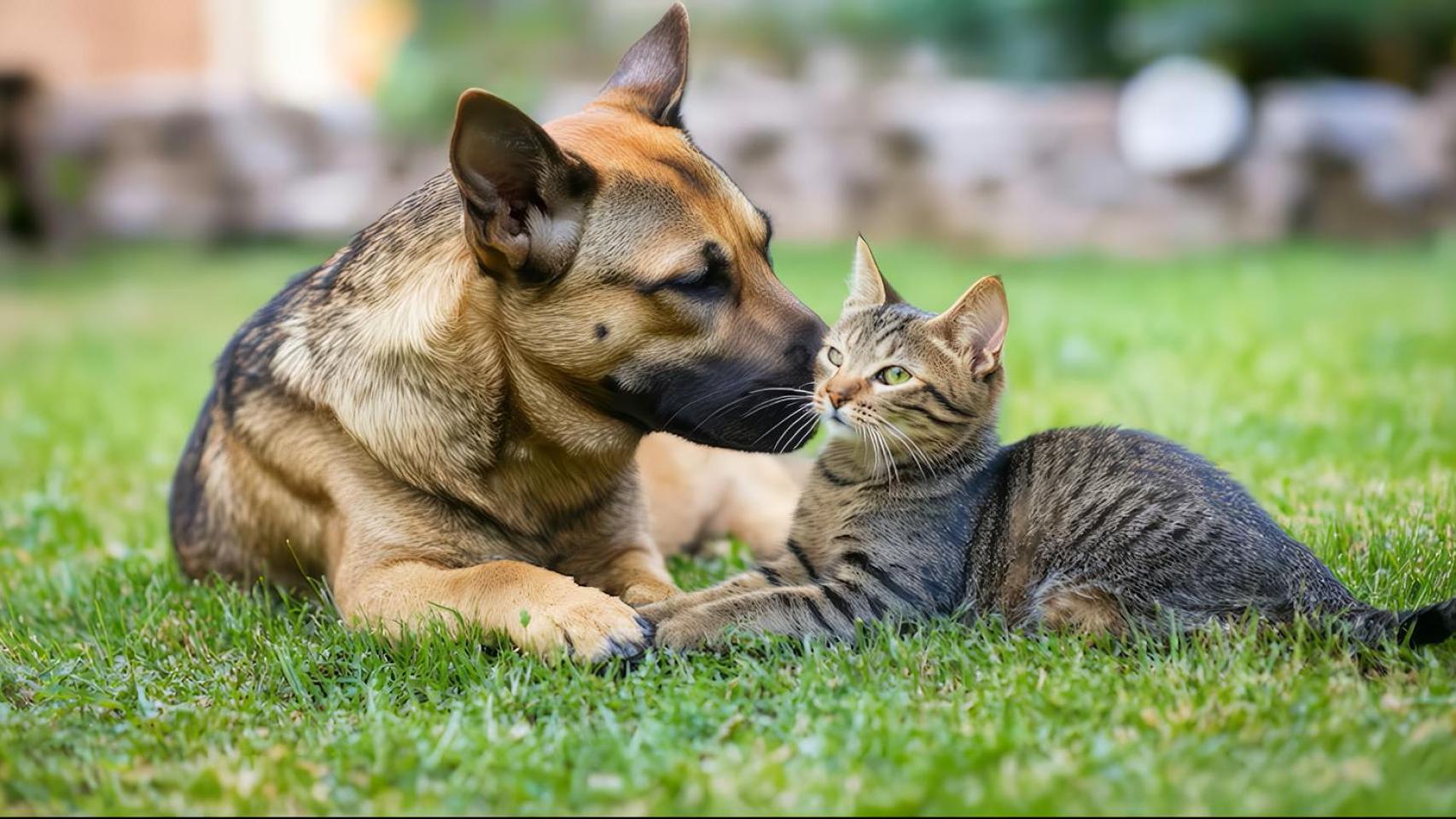 Perro y gato.