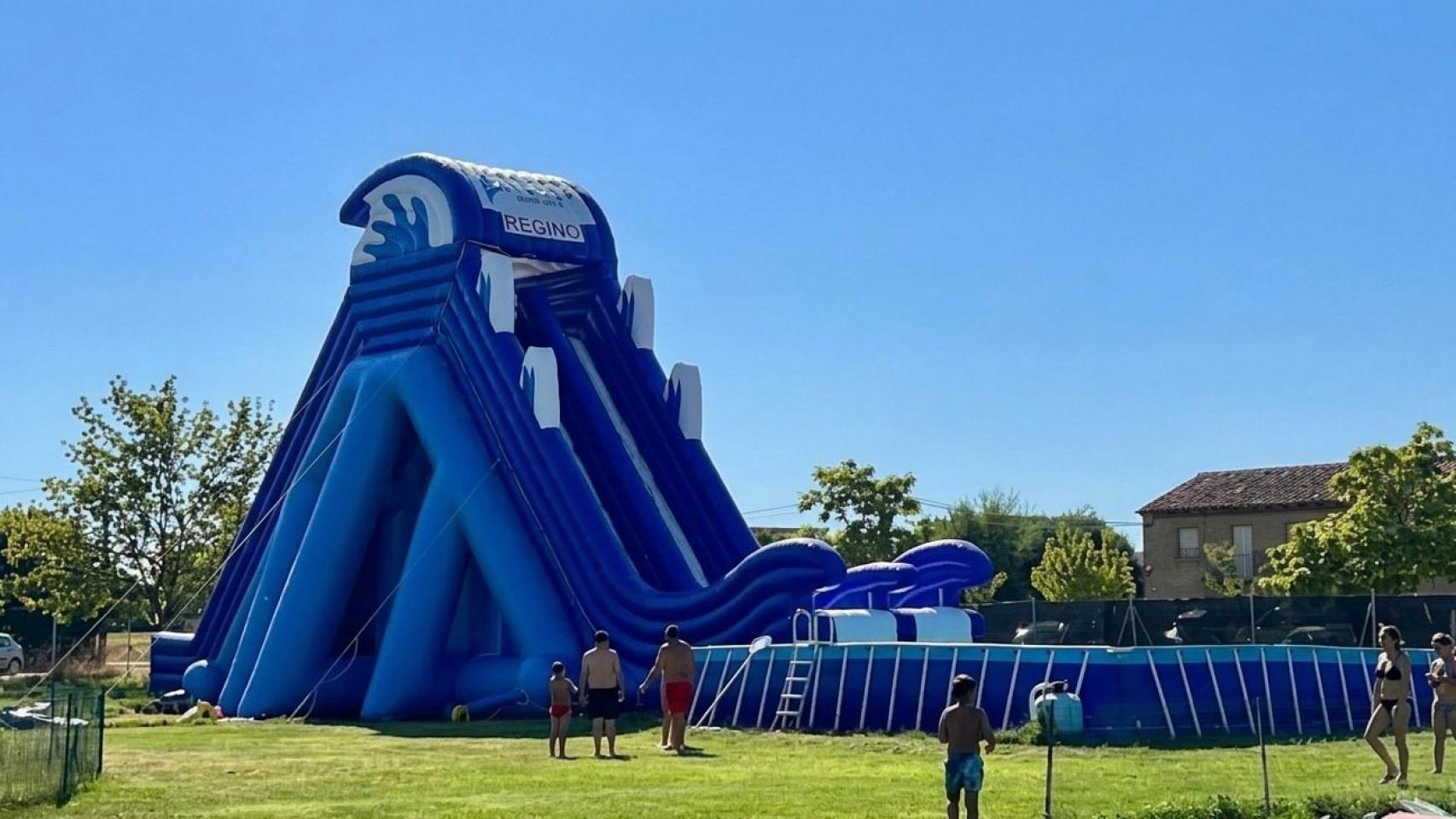 Imagen del tobogán Regino, de Ocellum Aqua Park, en Zamora.