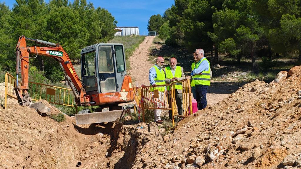 Las obras de conexión de la urbanización Marivella en la parte Norte.