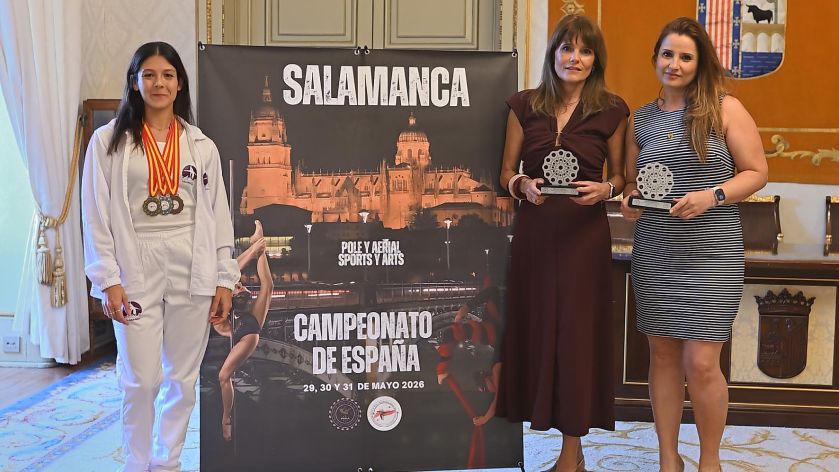 Imagen de la presentación del Campeonato de España de Pole y Aerial Sports y Arts.