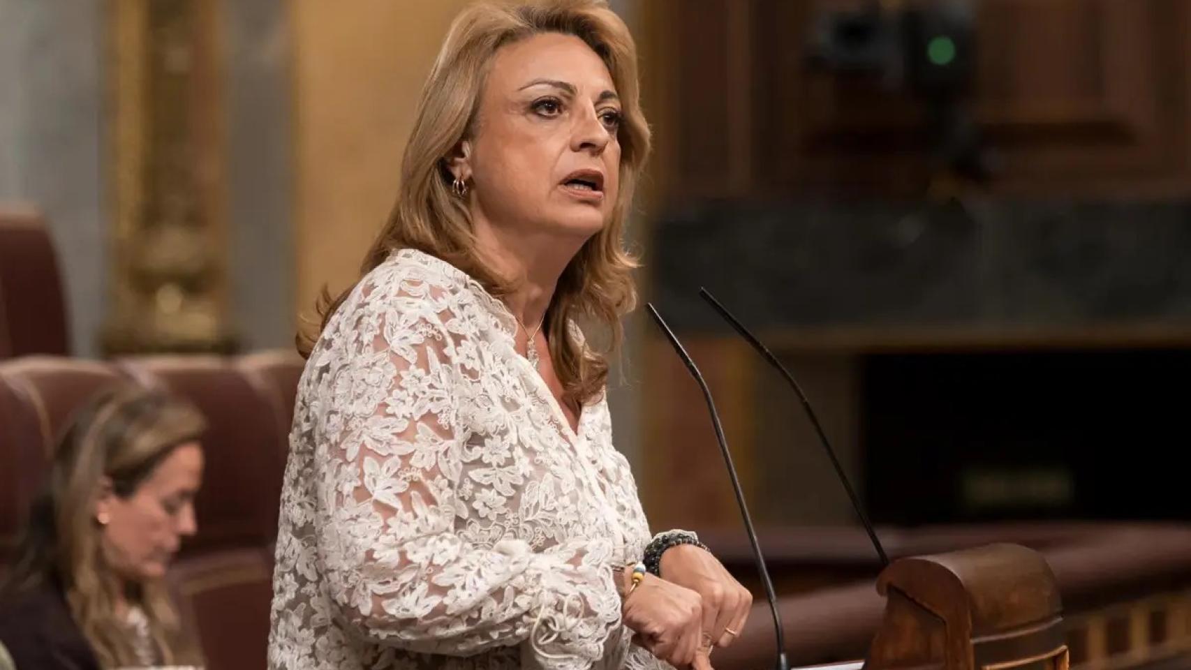 La diputada de Coalición Canaria Cristina Valido interviene durante una sesión plenaria en el Congreso de los Diputados, a 19 de mayo de 2026, en Madrid (España). 