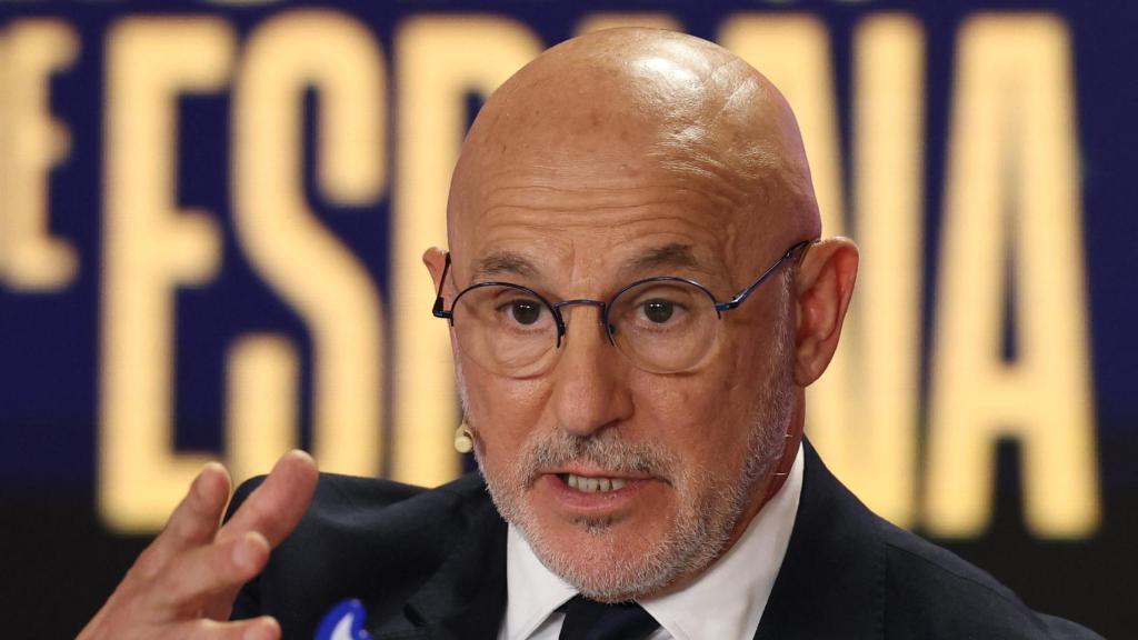 Luis de la Fuente, durante la rueda de prensa tras anunciar la lista de convocados para el Mundial.