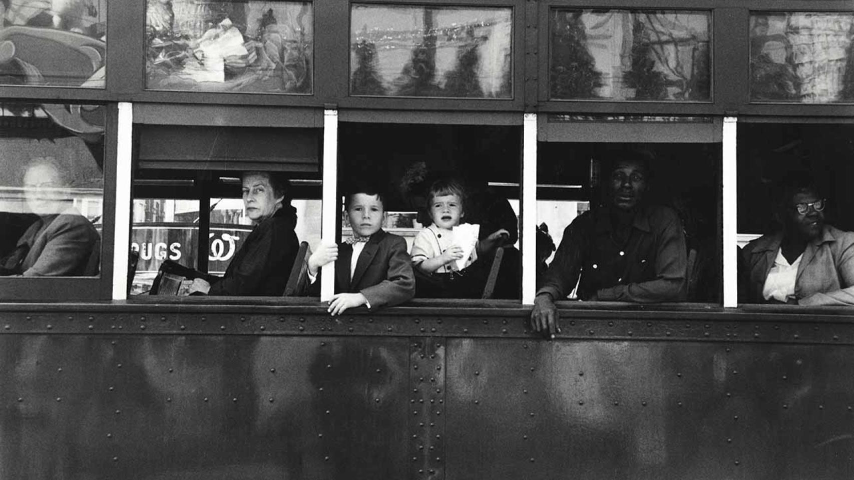 Robert Frank: 'Tranvía. Nueva Orleans', 1955. Foto: Robert Frank Foundation, de 'The Americans'