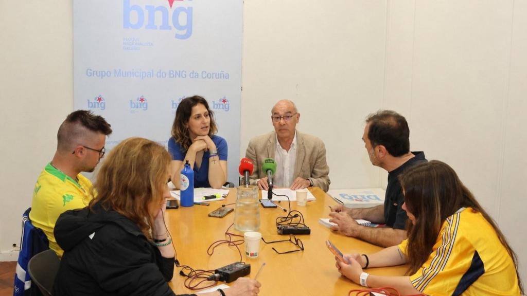 Rueda de prensa del BNG.