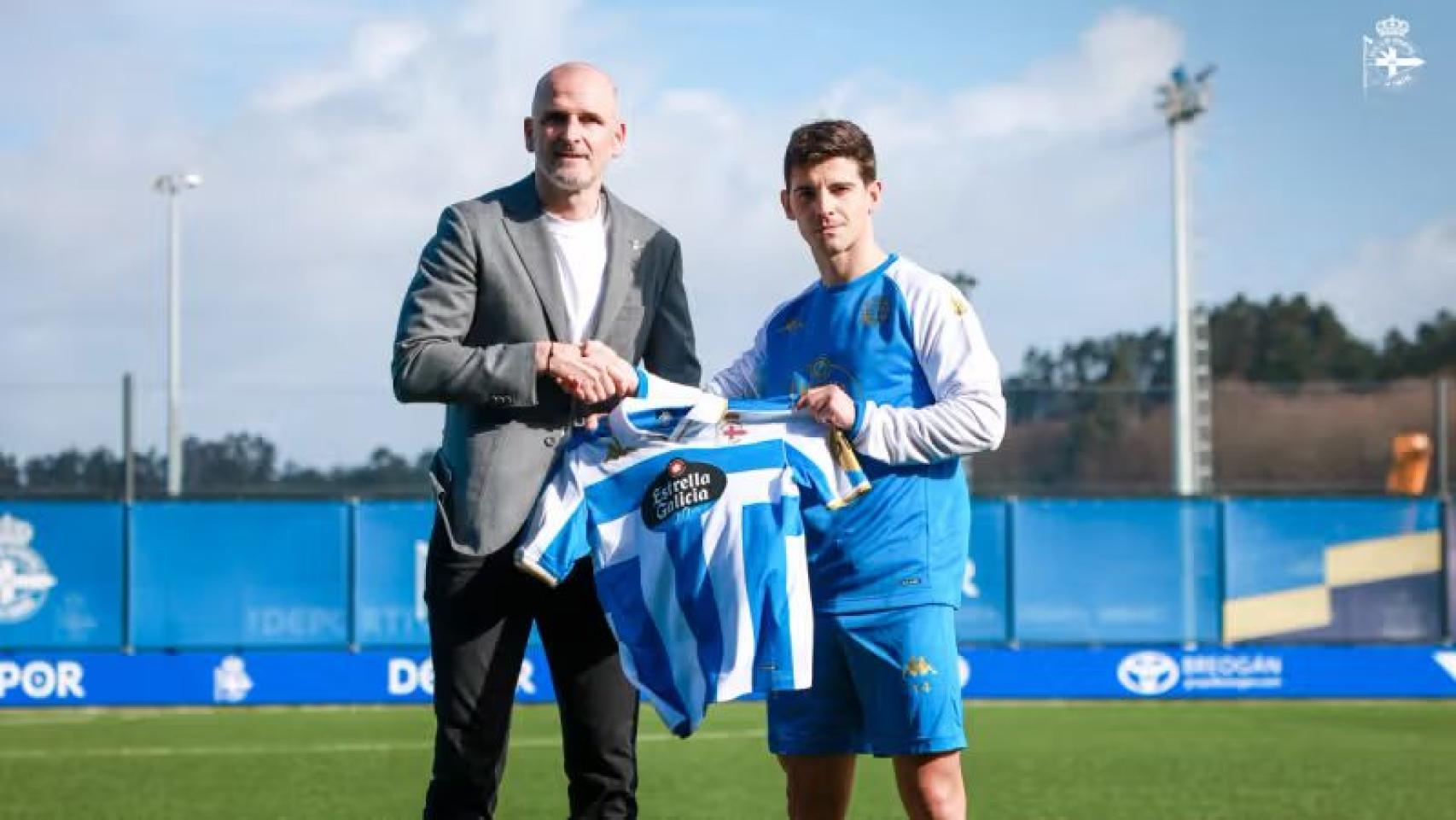 Riki, jugador del Deportivo 