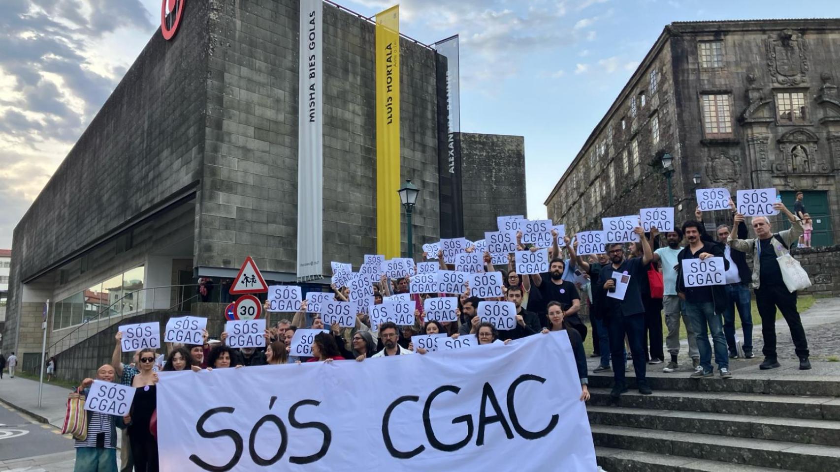 Una imagen de la protesta. Foto: Asociación Vegliota / Carlos Maciá