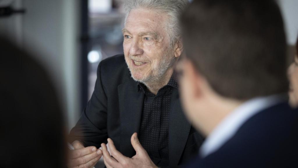 Vicent Botti, durante el encuentro.