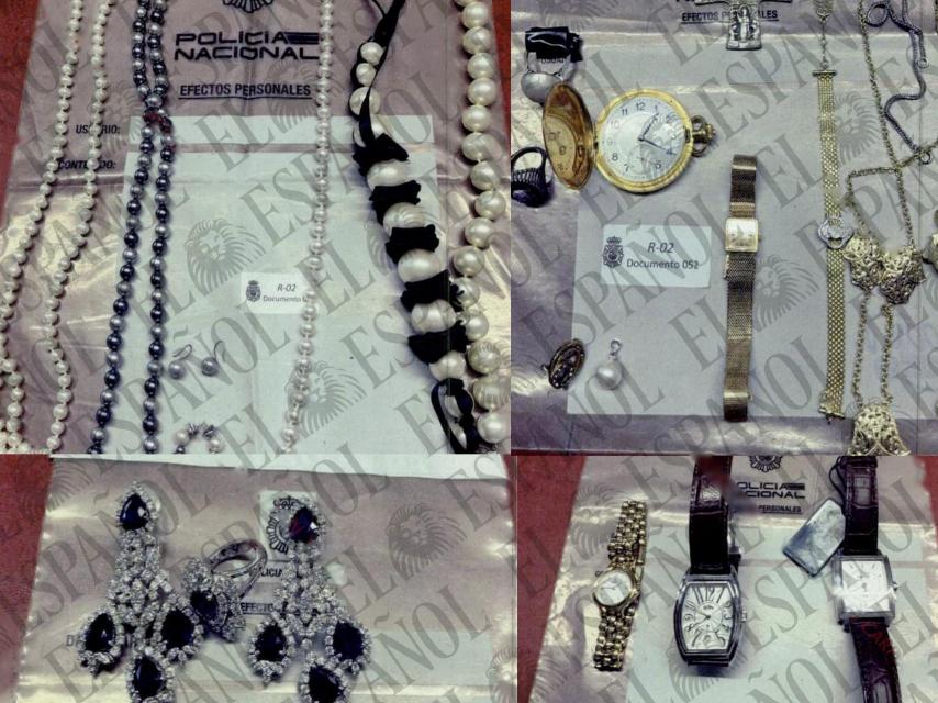 Uno de los collares de la caja fuerte del despacho de Zapatero