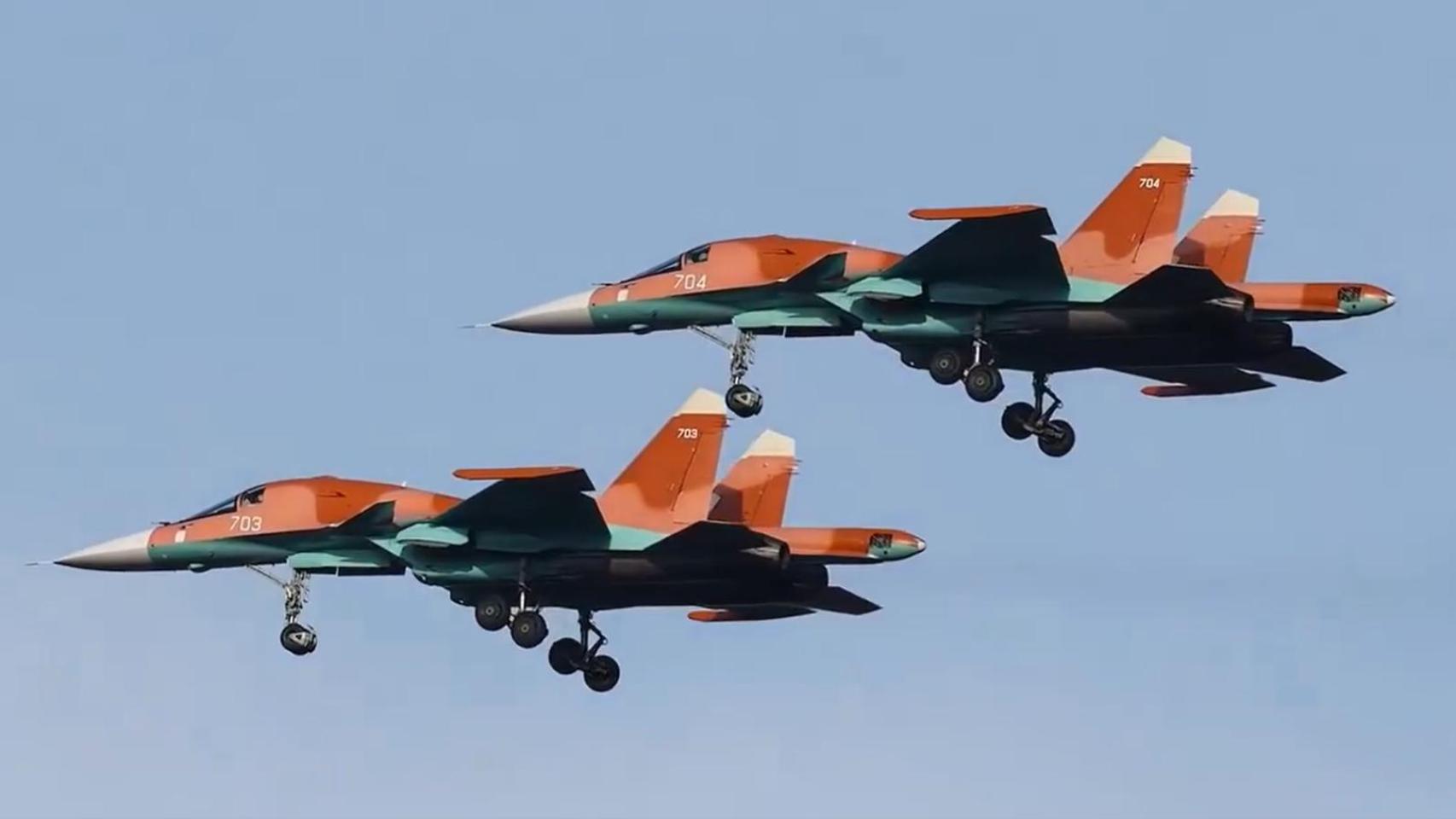 Aviones Su-34M de Argelia