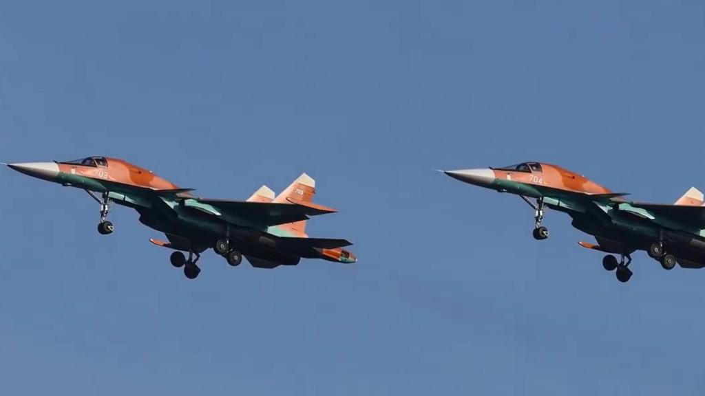 Cazas Su-34M de Argelia