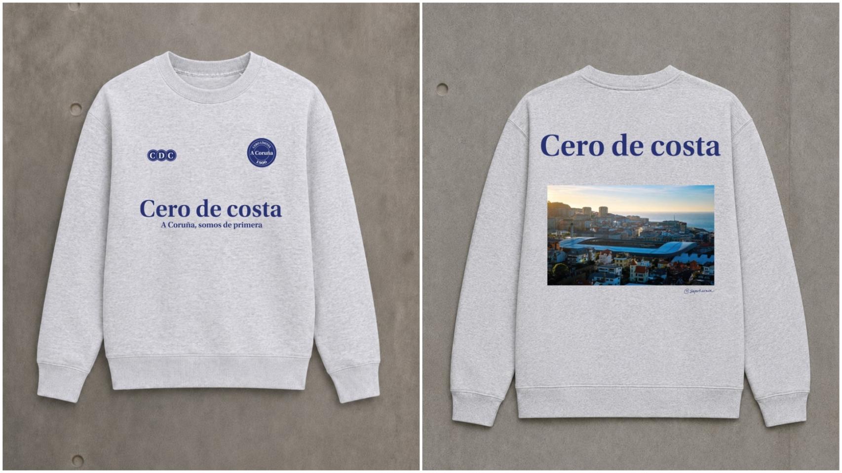Colección de Cero de Costa con motivo del ascenso del Dépor