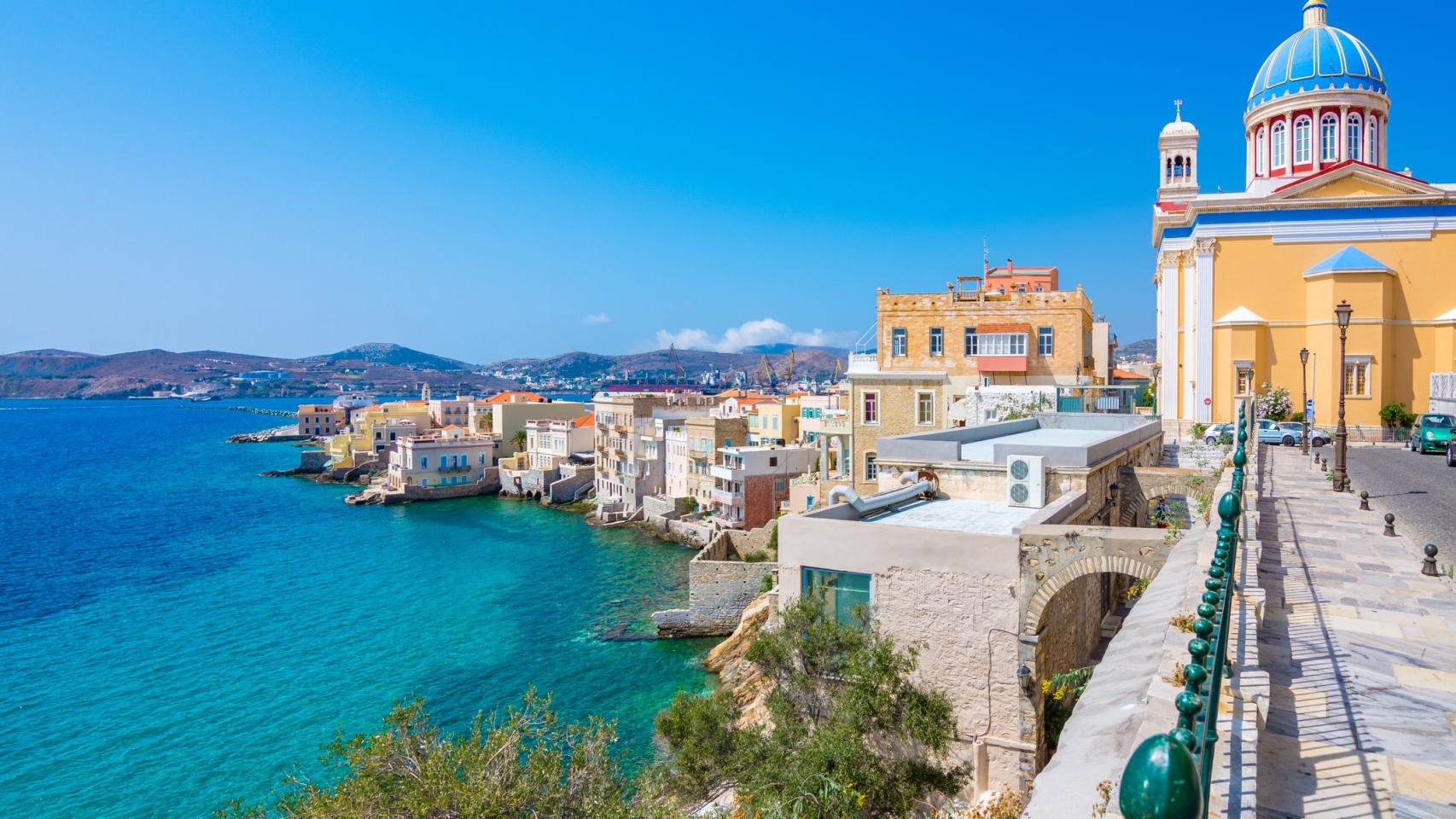Imagen de archivo de Syros, Grecia.