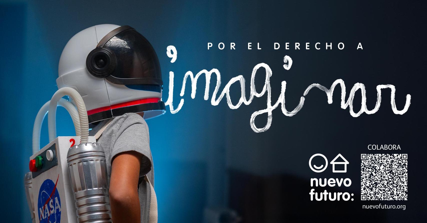 La asociación Nuevo Futuro presenta su nueva campaña 'Por el derecho a imaginar'. 