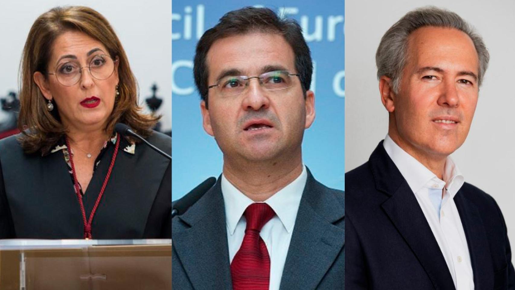 Ana Salinas. Luis Jimena y Daniel Sarmiento./