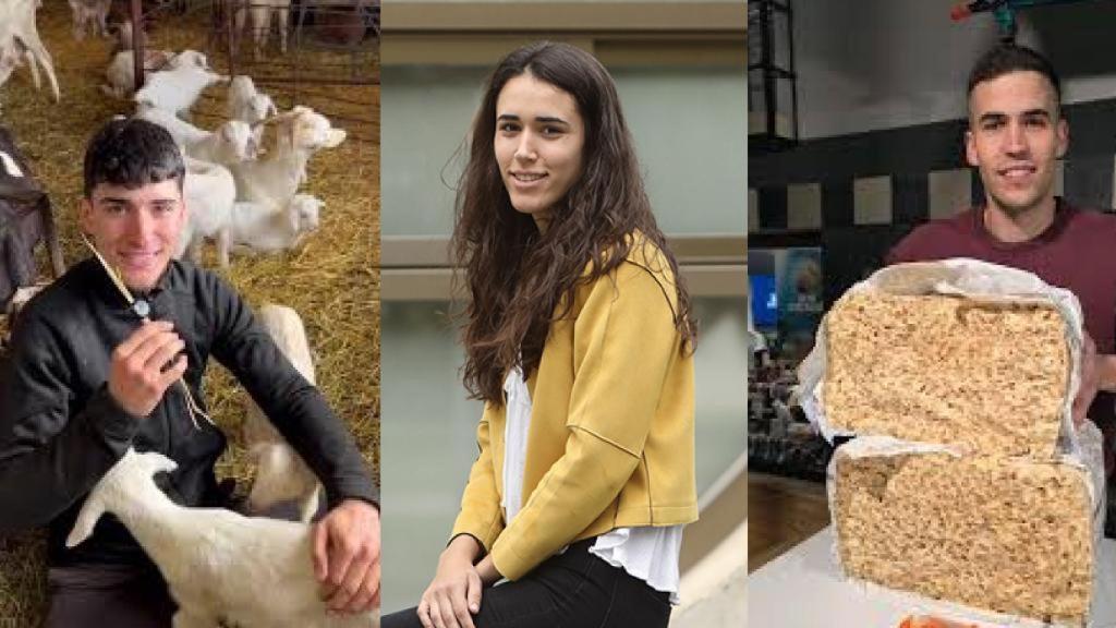 José Bustos, Sara León Ecay y Pedro Ibáñez, tres de los nuevos 100 Jóvenes Talentos de la Gastronomía. 