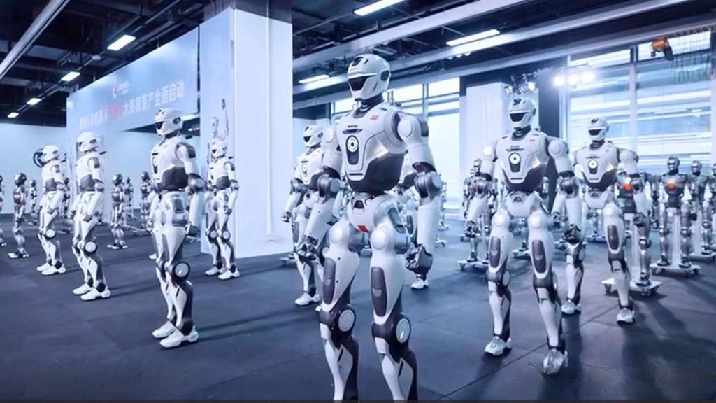 Los primeros robots T800 que han salido de la planta de producción