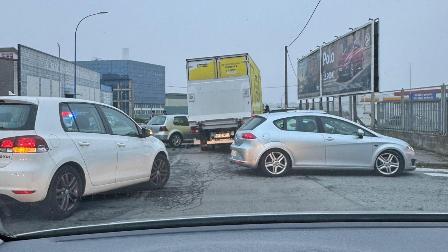Accidente en Agrela