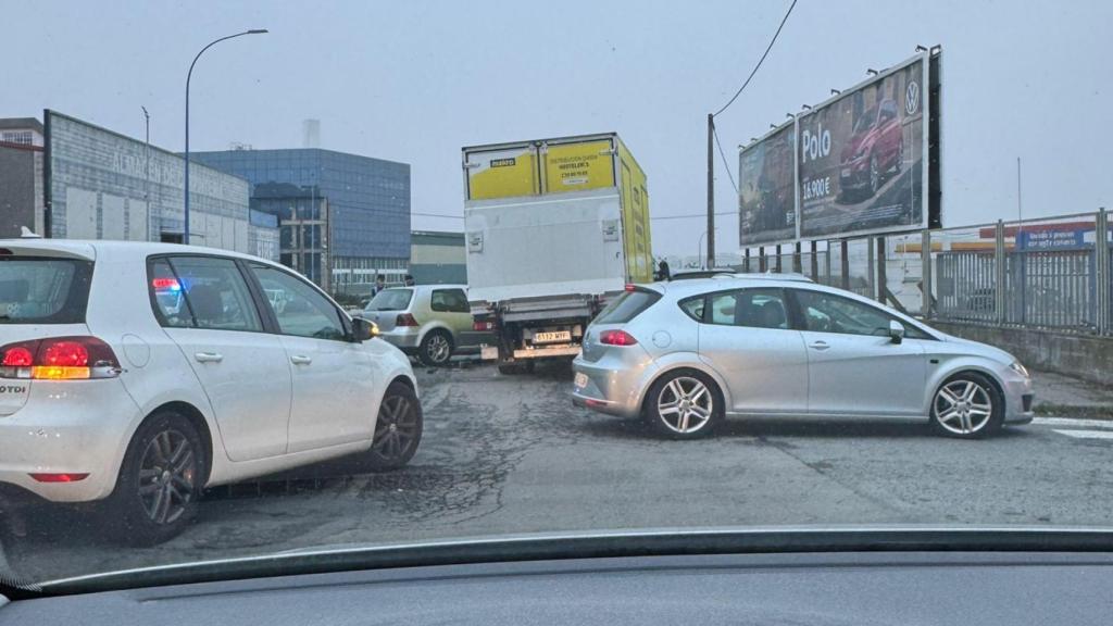 Accidente en Agrela
