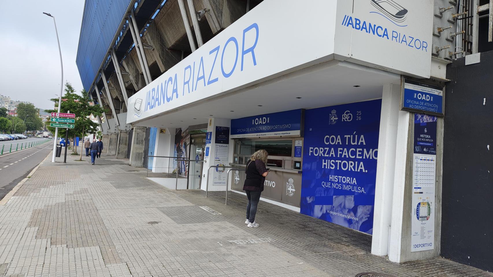 Taquilla venta de entradas en Riazor