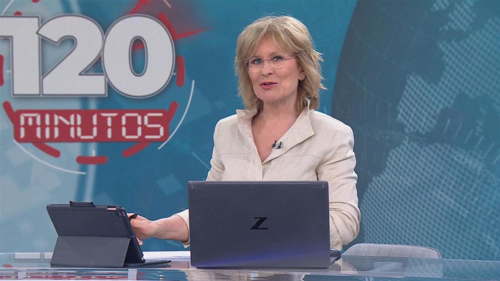 Maria Rey en 120 minutos de Telemadrid. 