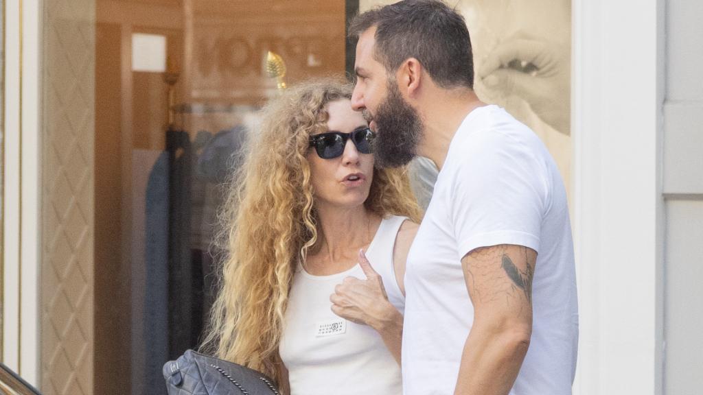 Borja y Blanca, este pasado lunes, en Madrid.