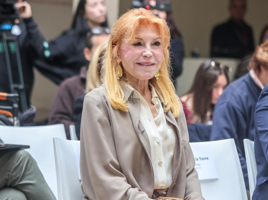 La baronesa Thyssen en un acto público.