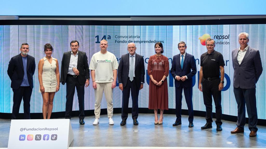 Representantes de Fundación Repsol y ecosistema startup en la decimocuarta edición del Fondo de Emprendedores.