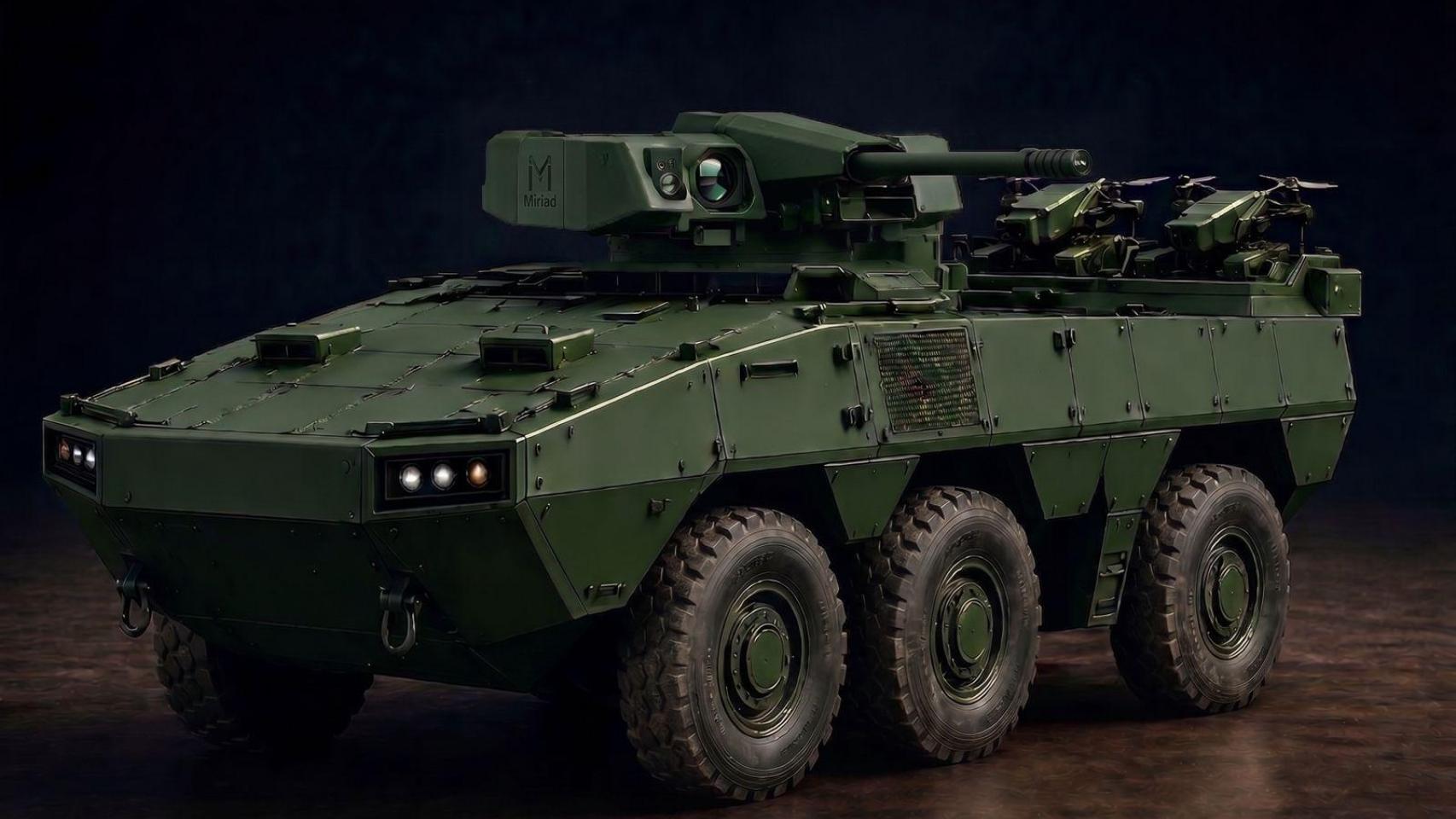 Taurus XL, la plataforma no tripulada 6×6 de propulsión eléctrica con autonomía extendida de Miriad.