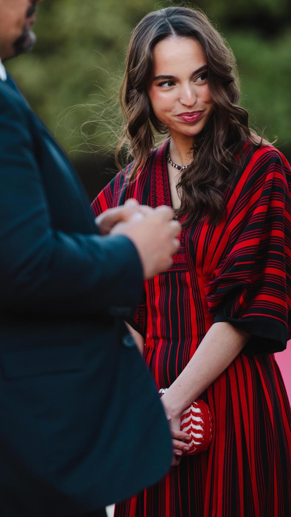 La princesa Salma en la celebración del 80 aniversario del Día de la Independencia de Jordania.