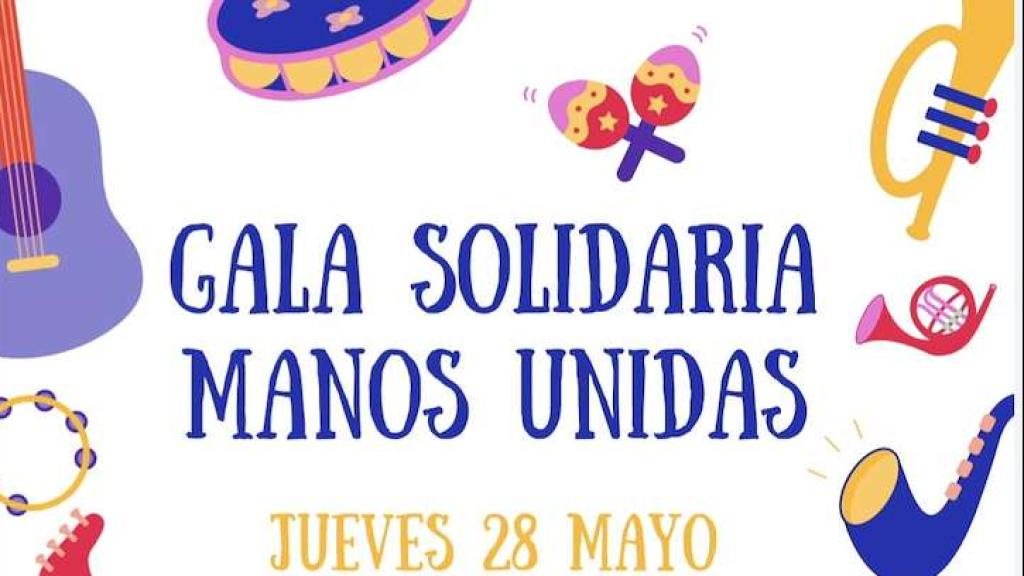 Cartel de la Gala Solidaria que tendrá lugar este fin de semana en Sede Afundación