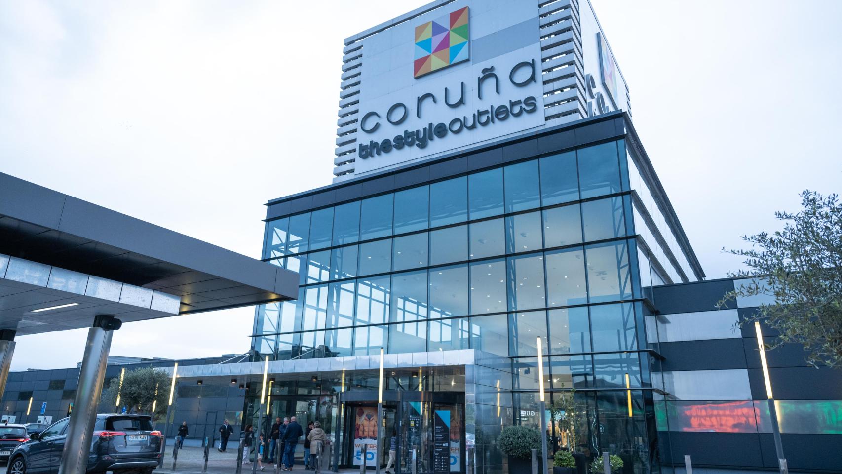 El exterior de Coruña The Style Outlets