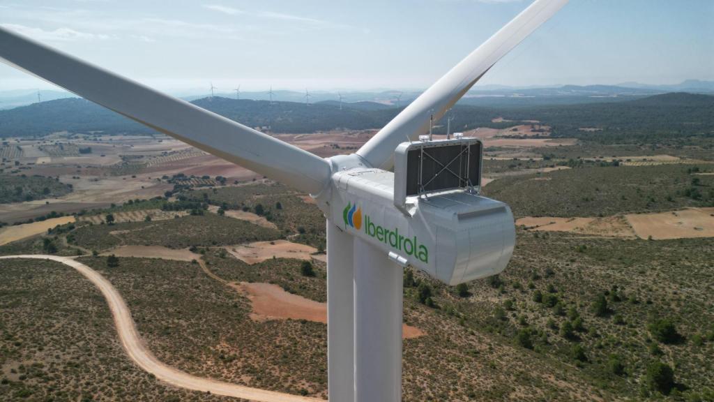 Parque eólico de Iberdrola en Molar de Molinar (Albacete).
