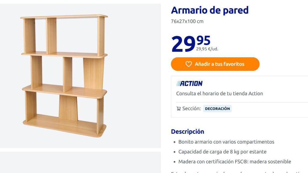 Armario de pared.