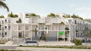 Diseño inicial de la promoción de Fundación Unicaja en el litoral oeste de Málaga.