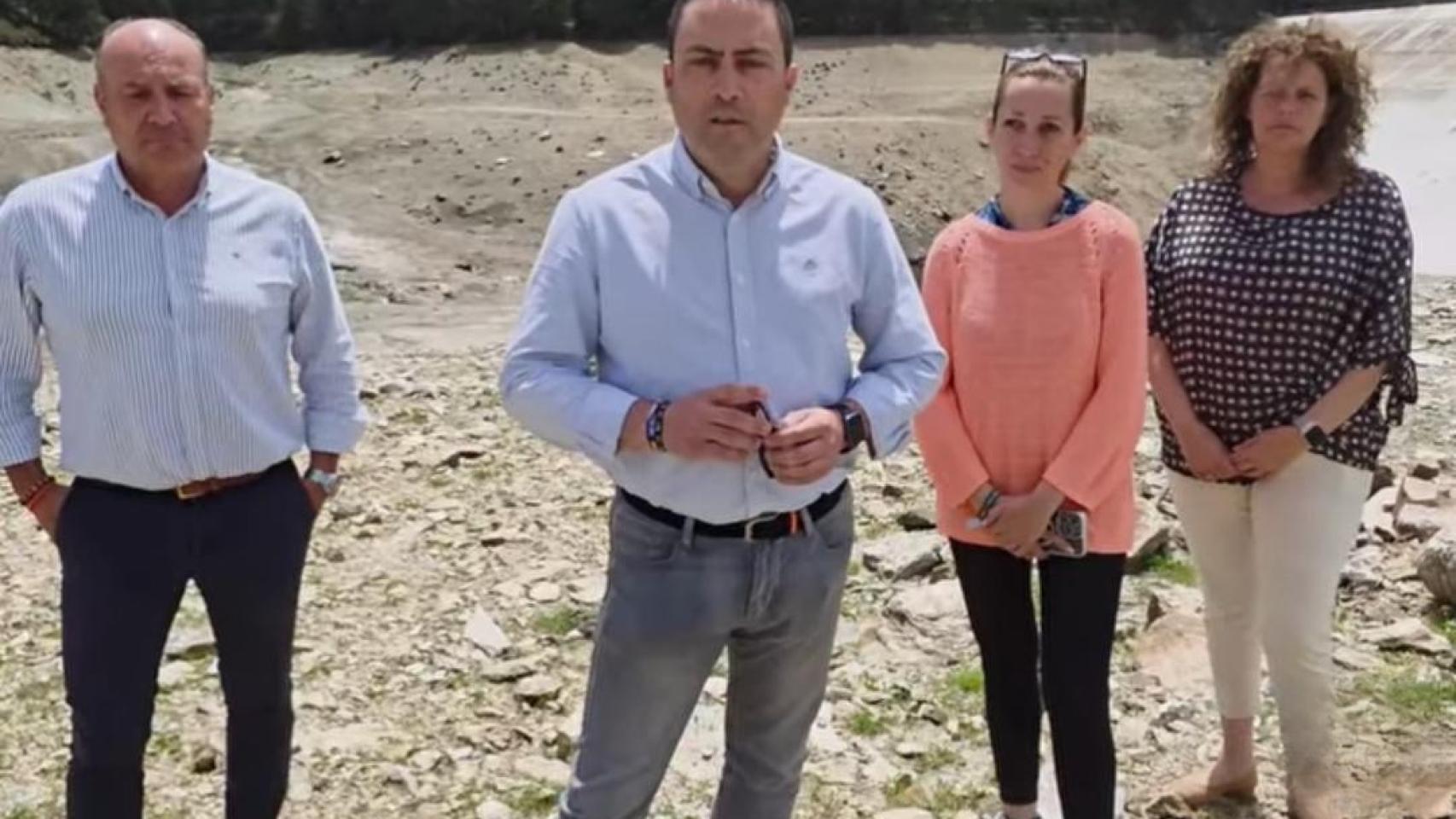 Captura del vídeo denuncia del Ayuntamiento de El Espinar (Segovia).