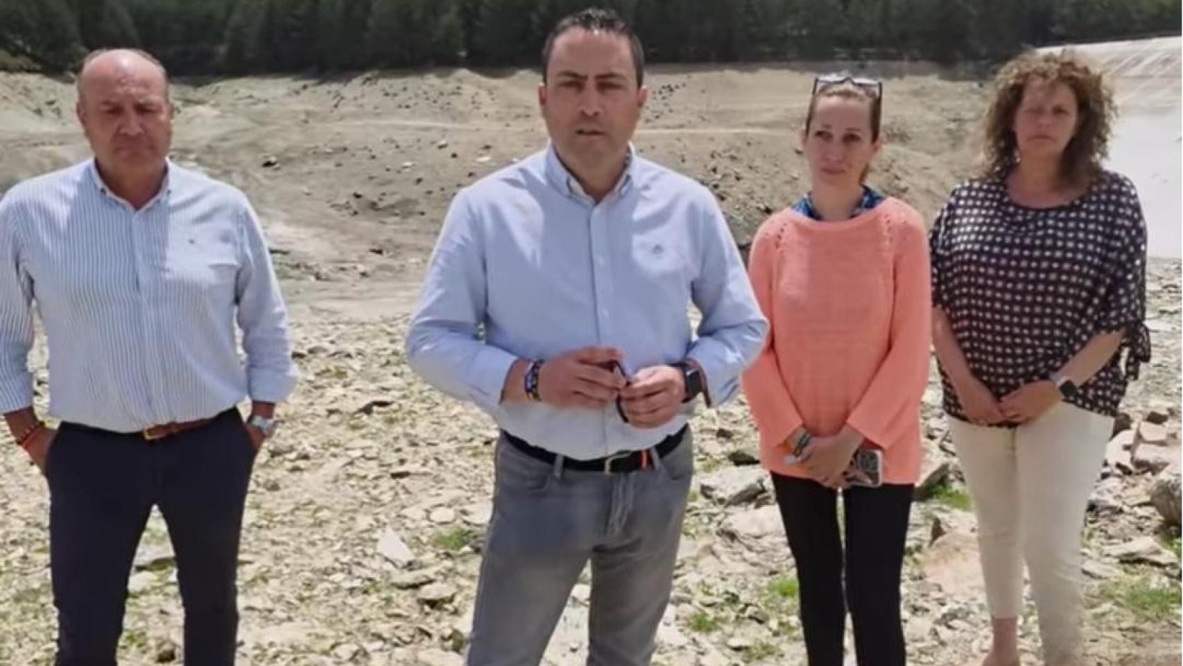 Captura del vídeo denuncia del Ayuntamiento de El Espinar (Segovia).