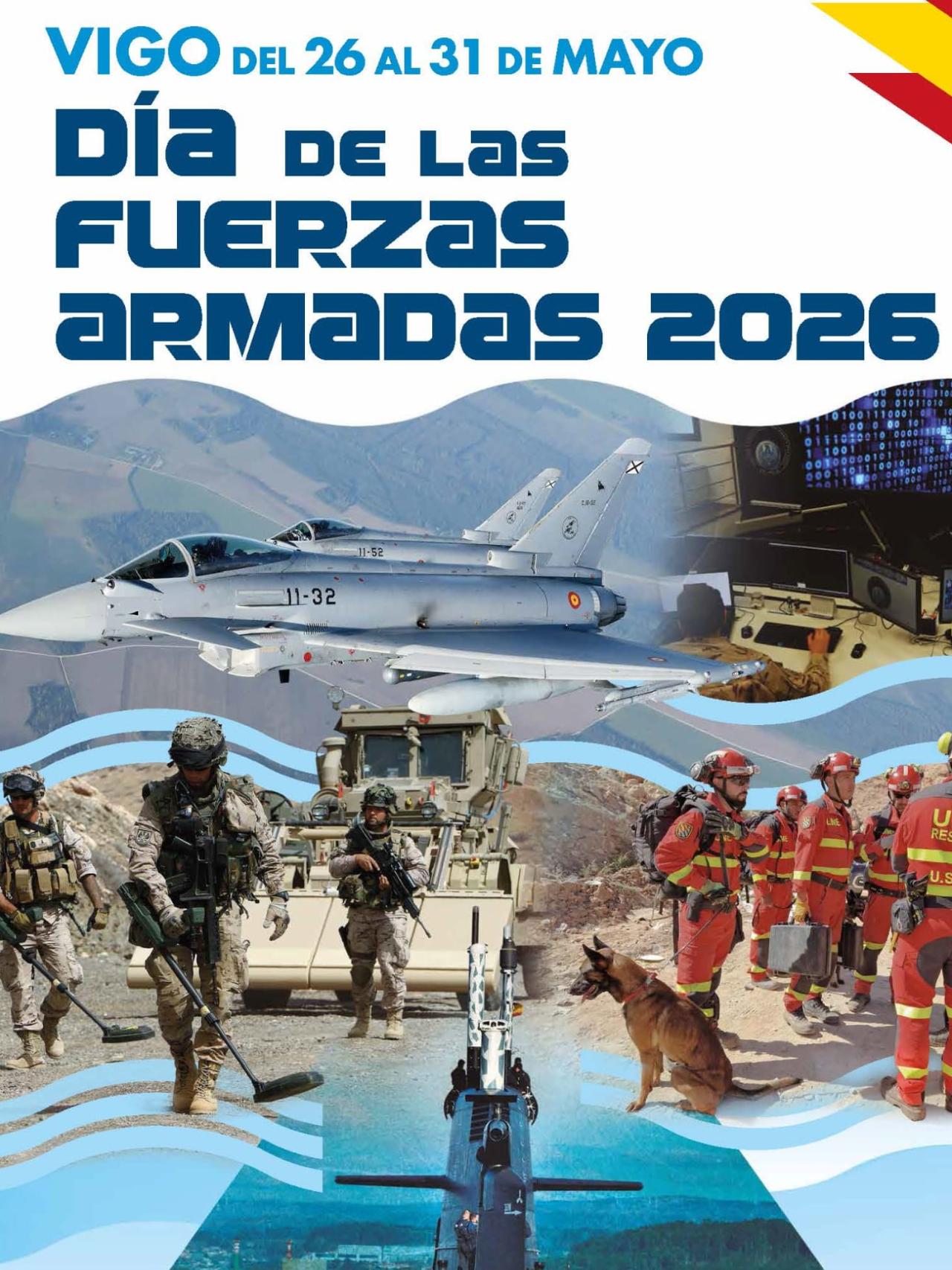 Cartel de la celebración del Día de las Fuerzas Armadas 2026