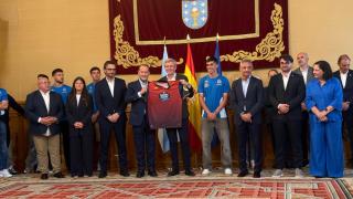 Recepción oficial en el Pazo de Raxoi