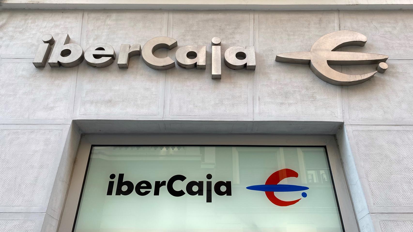 Una oficina de Ibercaja en Madrid.