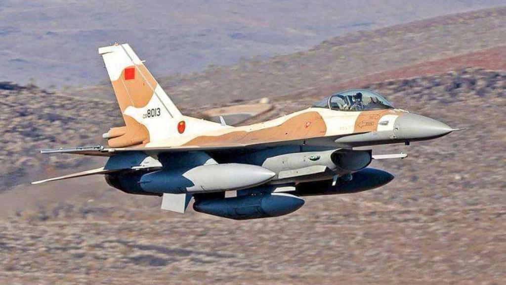 Caza F-16 de Marruecos.